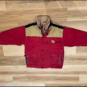 champion 49ers puffer jacket
